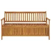  tömör akácfa kerti tárolópad 148 cm