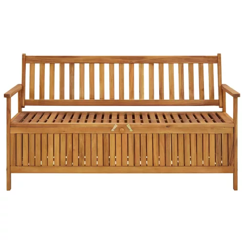  tömör akácfa kerti tárolópad 148 cm
