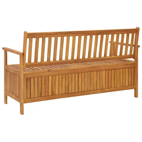  tömör akácfa kerti tárolópad 148 cm