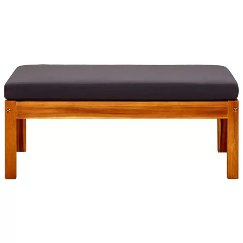  2 db tömör akácfa kerti lábtartó