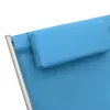  2 db kék acél hintaszék 