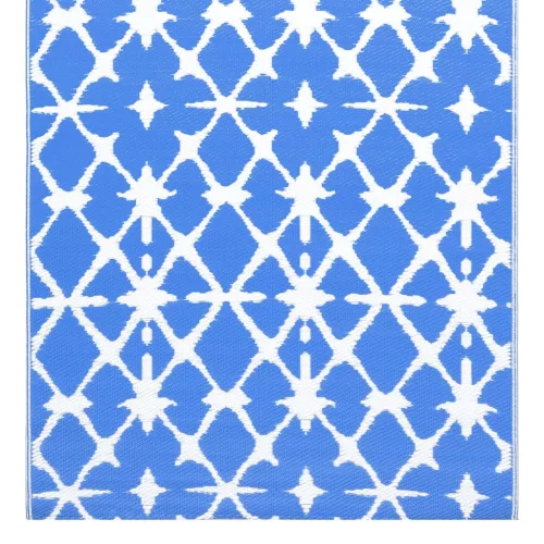  kültéri szőnyeg ARAKIL kék-fehér 80x150 cm PP