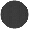  fekete polyrattan kerti asztal 70 x 70 x 73 cm