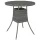  szürke polyrattan kerti asztal 70 x 70 x 73 cm