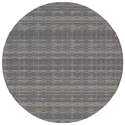  szürke polyrattan kerti asztal 70 x 70 x 73 cm