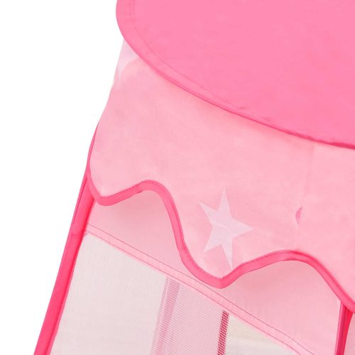  rózsaszín gyerekjátszósátor 250 labdával 102 x 102 x 82 cm