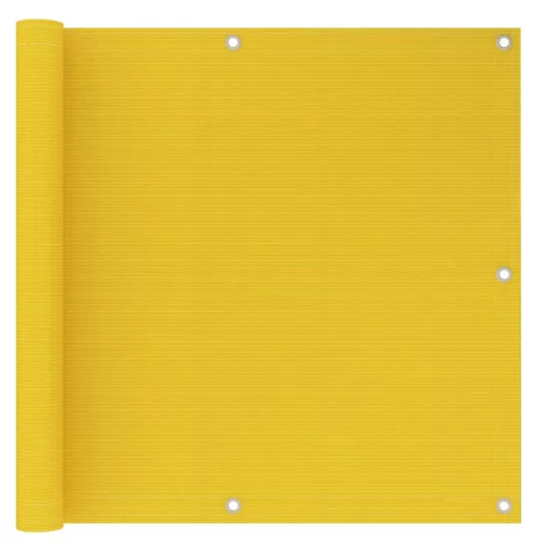  sárga HDPE erkélytakaró 90 x 300 cm