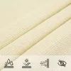  krémszínű HDPE napvitorla 160 g/m² 4,5 x 4,5 m