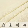 krémszínű HDPE napvitorla 160 g/m² 2 x 2,5 m