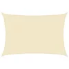  krémszínű HDPE napvitorla 160 g/m² 3 x 5 m 