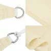  krémszínű HDPE napvitorla 160 g/m² 4/5 x 4 m