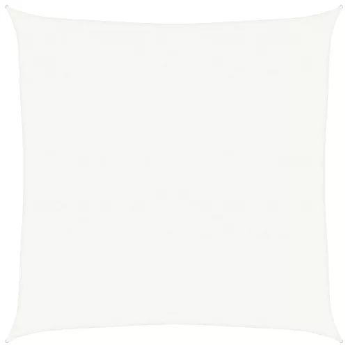  fehér HDPE napvitorla 160 g/m² 4 x 4 m