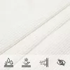  fehér HDPE napvitorla 160 g/m² 2,5 x 4 m