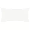  fehér HDPE napvitorla 160 g/m² 2,5 x 5 m