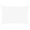  fehér HDPE napvitorla 160 g/m² 5 x 7 m