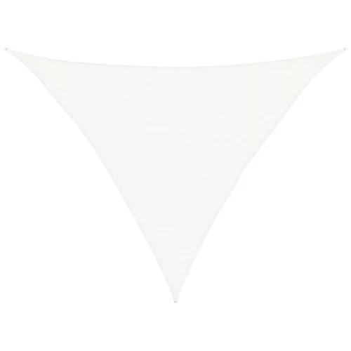  fehér HDPE napvitorla 160 g/m² 2,5 x 2,5 x 3,5 m