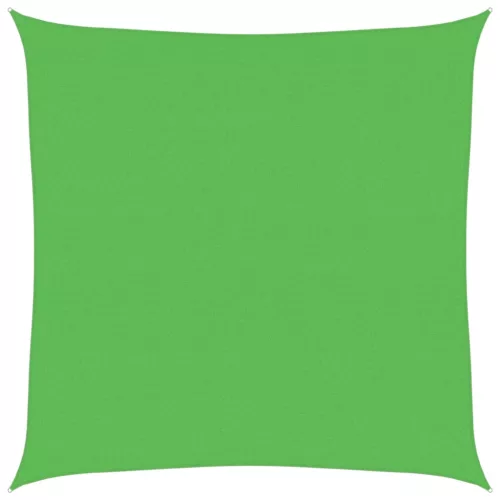  világoszöld HDPE napvitorla 160 g/m² 4,5 x 4,5 m