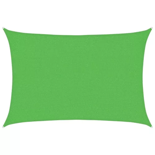  világoszöld HDPE napvitorla 160 g/m² 2 x 3 m