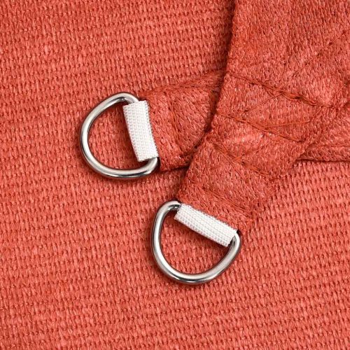  terrakotta trapéz alakú HDPE napvitorla 160 g/m² 3/4 x 2 m