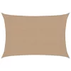  tópszínű HDPE napvitorla 160 g/m² 3 x 4 m