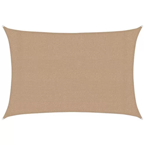  tópszínű HDPE napvitorla 160 g/m² 3 x 4 m