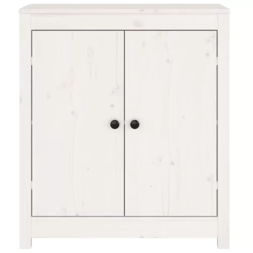  fehér 2 db tömör fenyőfa tálalószekrény 70 x 35 x 80 cm