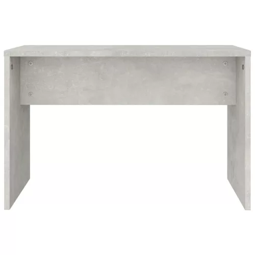  betonszürke színű fésülködőasztal-szett 74,5 x 40 x 141 cm