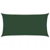  sötétzöld HDPE napvitorla 160 g/m² 3 x 6 m