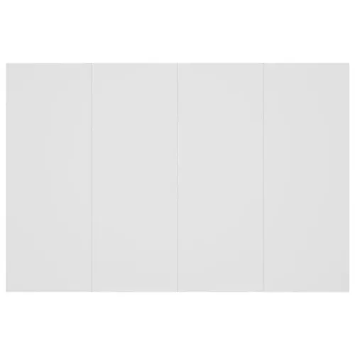  fehér szerelt fa ágyfejtámla szekrényekkel