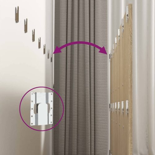  sonoma tölgy színű szerelt fa ágyfejtámla szekrényekkel