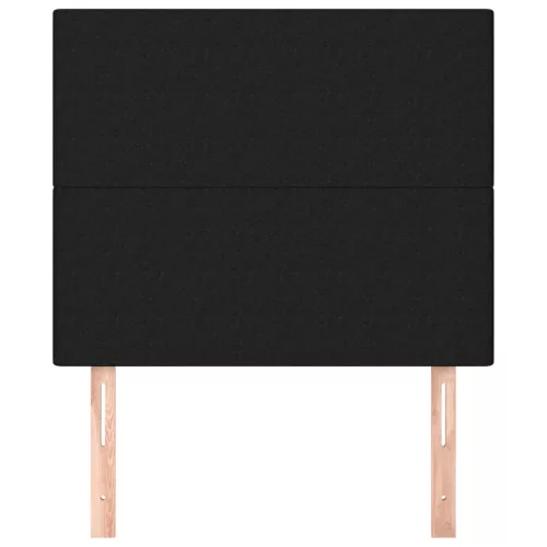  2 db fekete szövet fejtámla 80 x 5 x 78/88 cm
