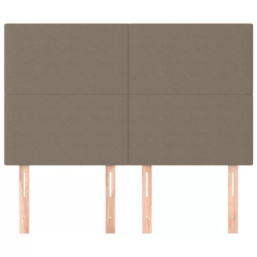  4 db tópszínű szövet fejtámla 72 x 5 x 78/88 cm