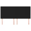  4 db fekete szövet fejtámla 90x5x78/88 cm