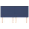  4 db kék szövet fejtámla 100x5x78/88 cm
