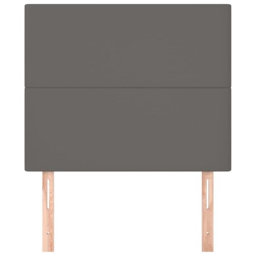  2 db szürke műbőr fejtámla 90x5x78/88 cm