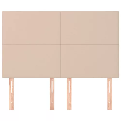  4 db cappuccino színű műbőr fejtámla 72 x 5 x 78/88 cm