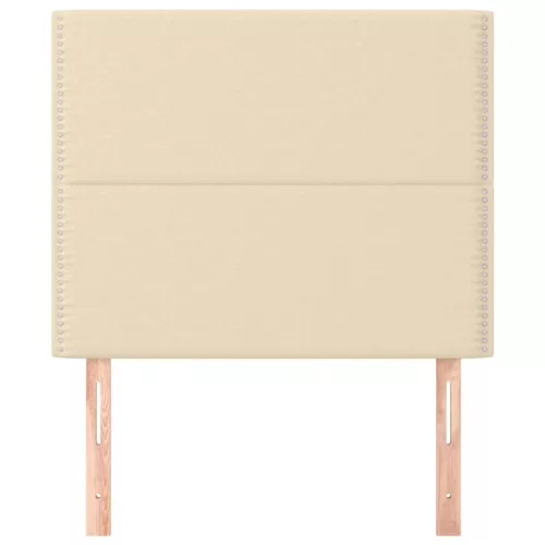  2 db krémszínű szövet fejtámla 90x5x78/88 cm