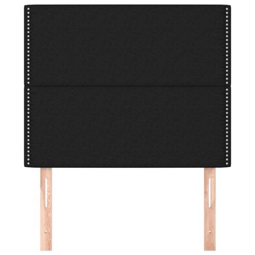  2 db fekete szövet fejtámla 100x5x78/88 cm