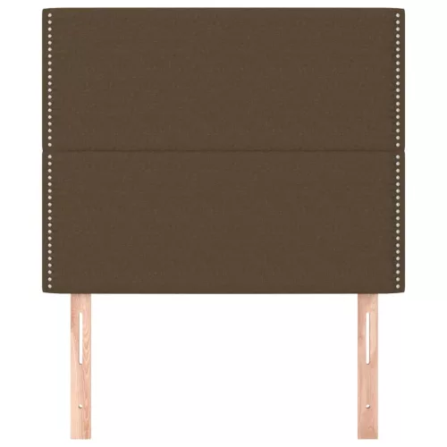  2 db sötétbarna szövet fejtámla 100x5x78/88 cm