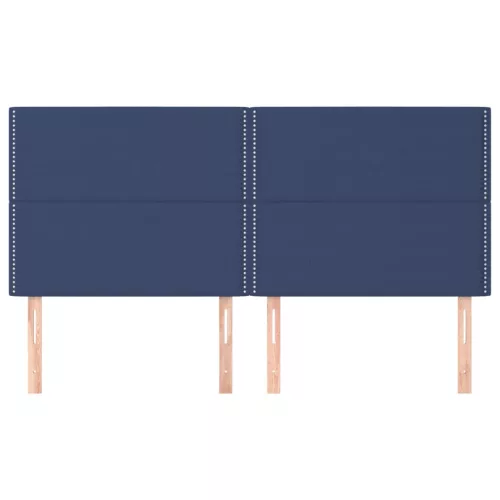  4 db kék szövet fejtámla 100x5x78/88 cm