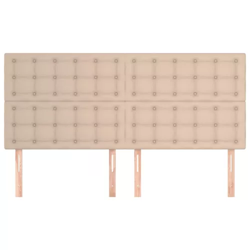  műbőr fejtámla cappuccino színben 180x5x118/128 cm