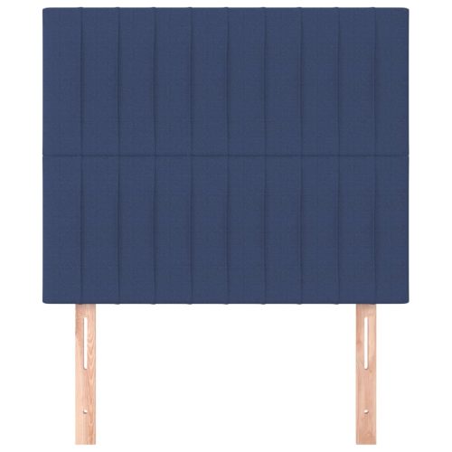  2 db kék szövet fejtámla 80 x 5 x 78/88 cm