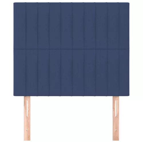  2 db kék szövet fejtámla 90x5x78/88 cm