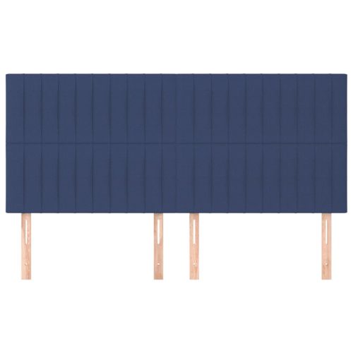  4 db kék szövet fejtámla 100x5x78/88 cm