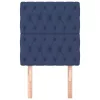  2 db kék szövet fejtámla 80x7x78/88 cm