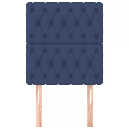  2 db kék szövet fejtámla 80x7x78/88 cm