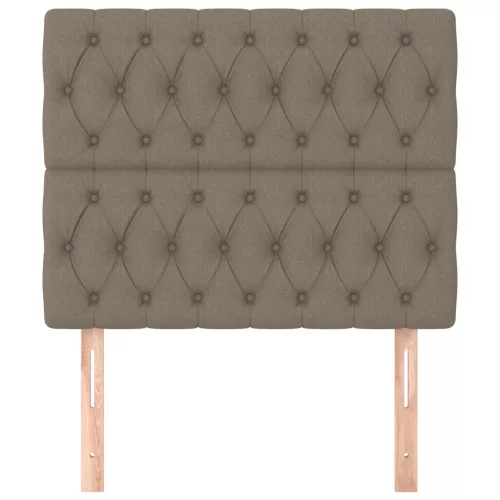  2 db tópszínű szövet fejtámla 90x7x78/88 cm