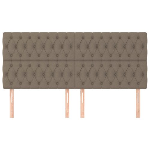  4 db tópszínű szövet fejtámla 100x7x78/88 cm