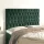  4 db sötétzöld bársony fejtámla 80x7x78/88 cm
