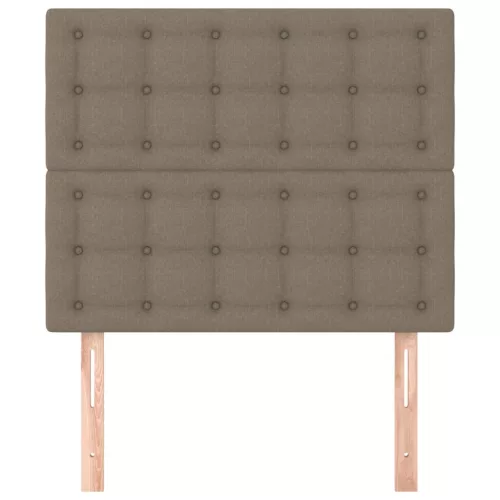  2 db tópszínű szövet fejtámla 80x5x78/88 cm